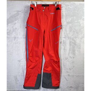 Dynafit Ski Snowboard Pants GORE-TEX Women's Small (US) Orange Blue Zippers